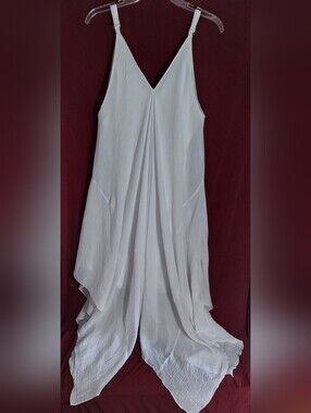 Mlle Gabrielle White Asymmtrical Dress